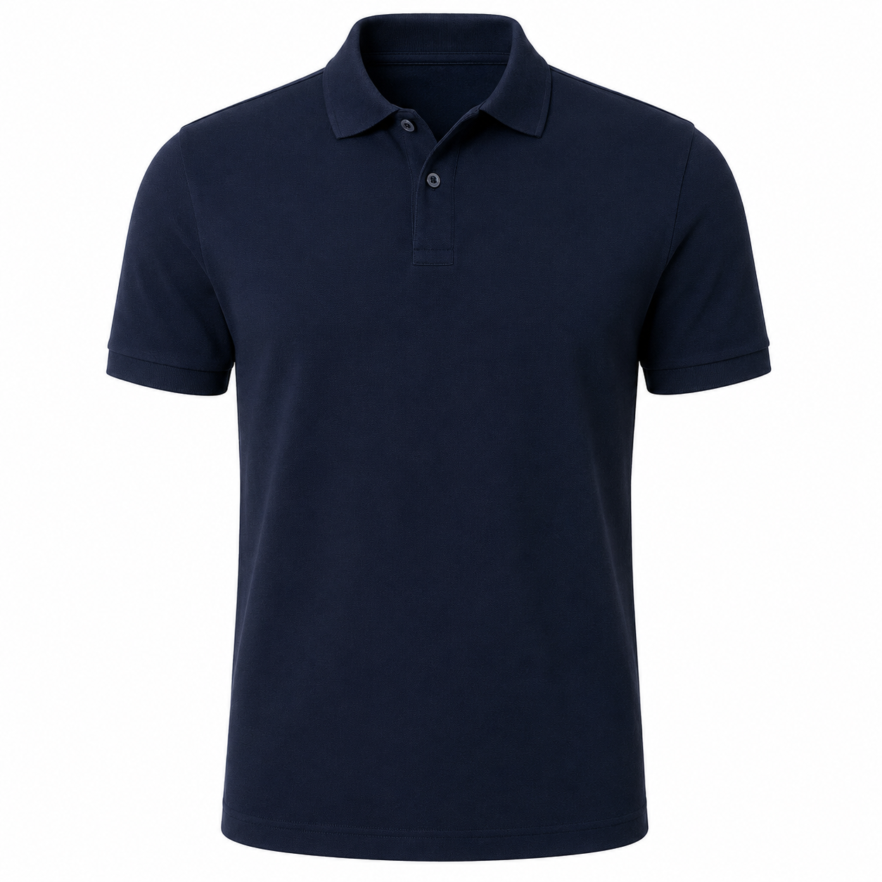 Pima Cotton Polo Shirt – Navy Blue | Fenthre Thompson