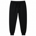 Luxury Fleece Jogger Trousers – Midnight Black | Fenthre Thompson