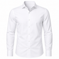 Tailored Egyptian Cotton Dress Shirt – Pure White | Fenthre Thompson